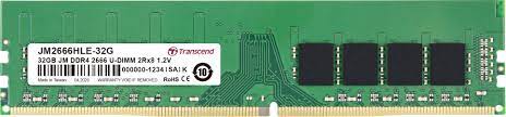 TRANSCEND DDR4 32GB PC2666 2666MHZ PC DESKTOP RAM (JM2666HLE-32G)